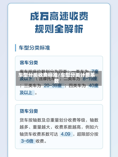 车型分类收费标准/车型分类计费系数-第2张图片