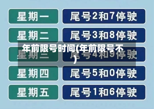 年前限号时间(年前限号不)-第2张图片