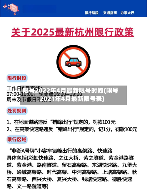 限号2022年4月最新限号时间(限号2021年4月最新限号表)