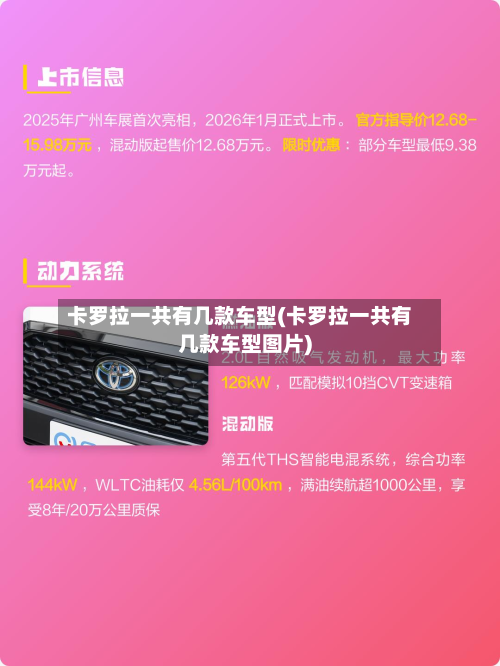 卡罗拉一共有几款车型(卡罗拉一共有几款车型图片)-第2张图片
