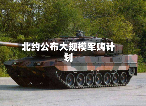 北约公布大规模军购计划