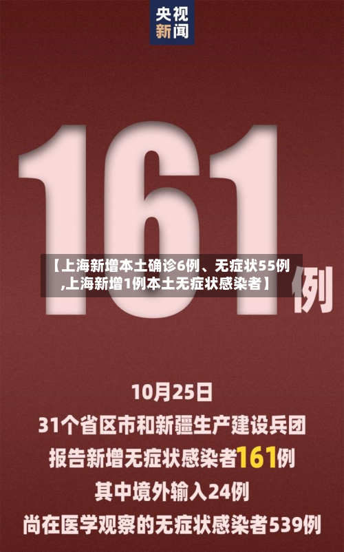 【上海新增本土确诊6例	、无症状55例,上海新增1例本土无症状感染者】-第2张图片