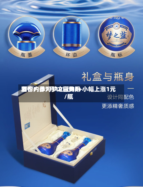 酒价内参7月10日费用发布：洋河梦之蓝M6+小幅上涨1元/瓶
