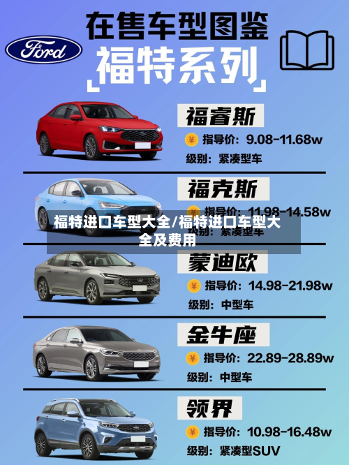 福特进口车型大全/福特进口车型大全及费用