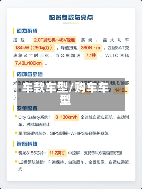 车款车型/购车车型-第2张图片