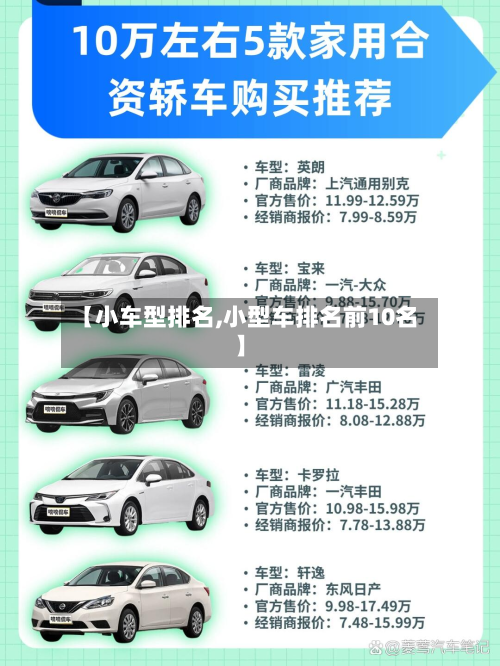 【小车型排名,小型车排名前10名】