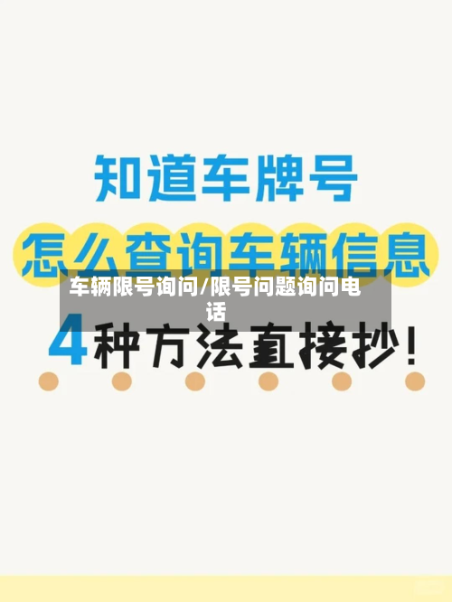 车辆限号询问/限号问题询问电话