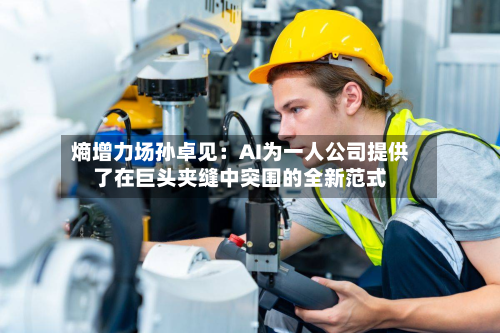 熵增力场孙卓见:AI为一人公司提供了在巨头夹缝中突围的全新范式-第2张图片