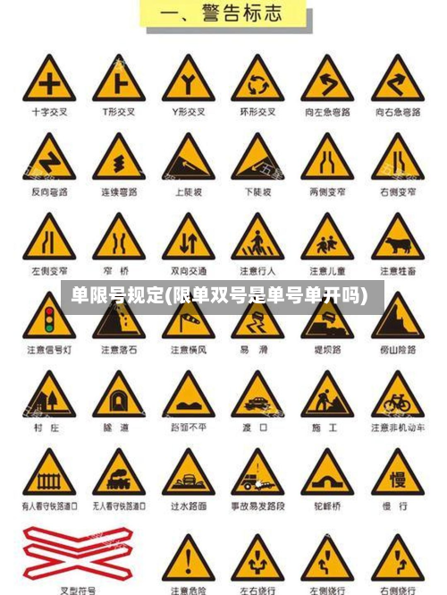 单限号规定(限单双号是单号单开吗)-第3张图片
