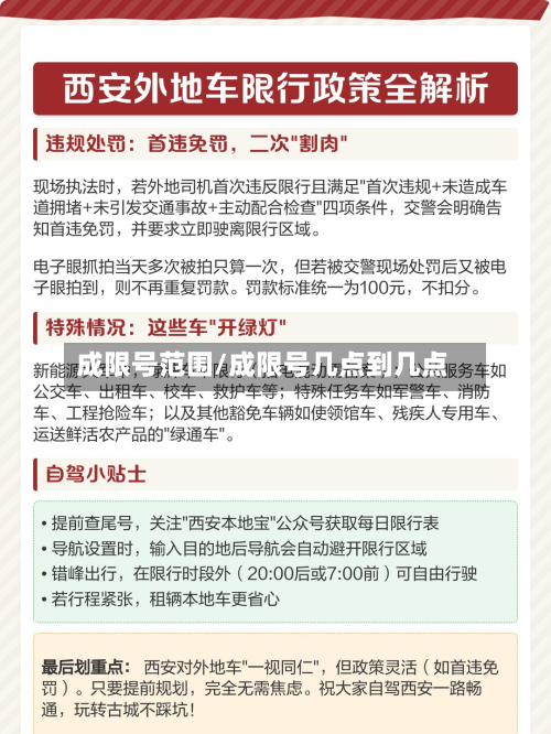 成限号范围/成限号几点到几点