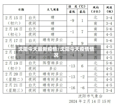 沈阳今天最新疫情/沈阳今天疫情情况-第3张图片