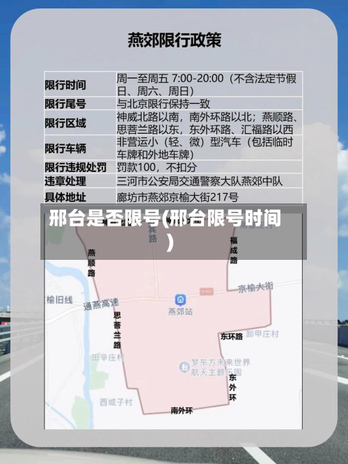 邢台是否限号(邢台限号时间)-第3张图片