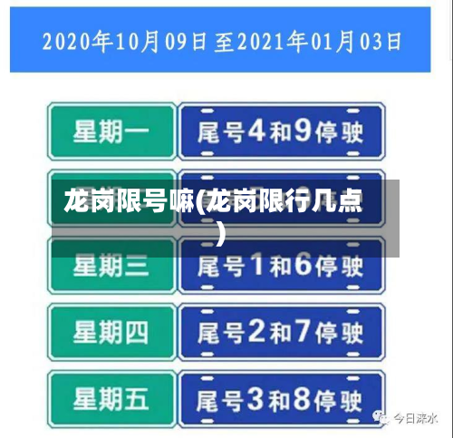龙岗限号嘛(龙岗限行几点)-第2张图片