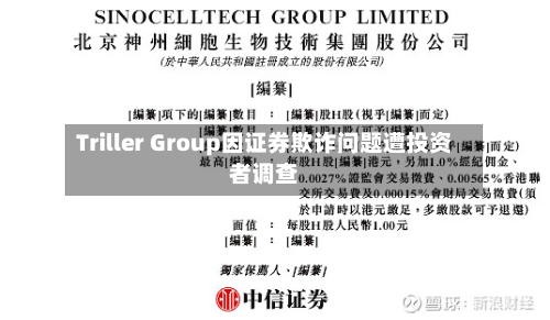 Triller Group因证券欺诈问题遭投资者调查-第2张图片