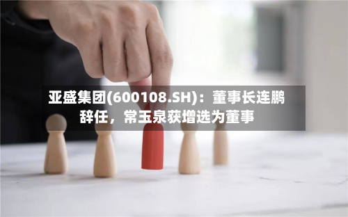 亚盛集团(600108.SH)：董事长连鹏辞任，常玉泉获增选为董事