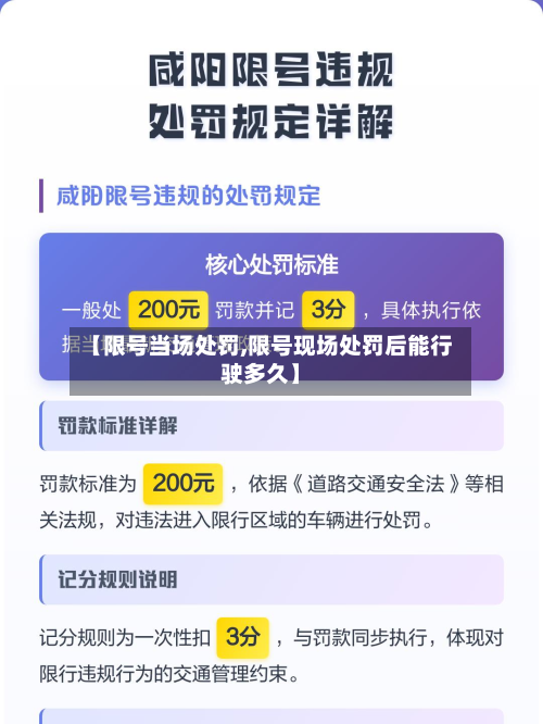 【限号当场处罚,限号现场处罚后能行驶多久】-第2张图片