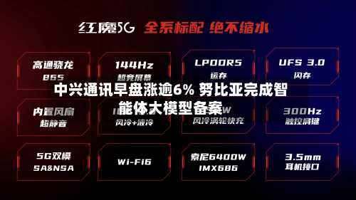 中兴通讯早盘涨逾6% 努比亚完成智能体大模型备案-第2张图片