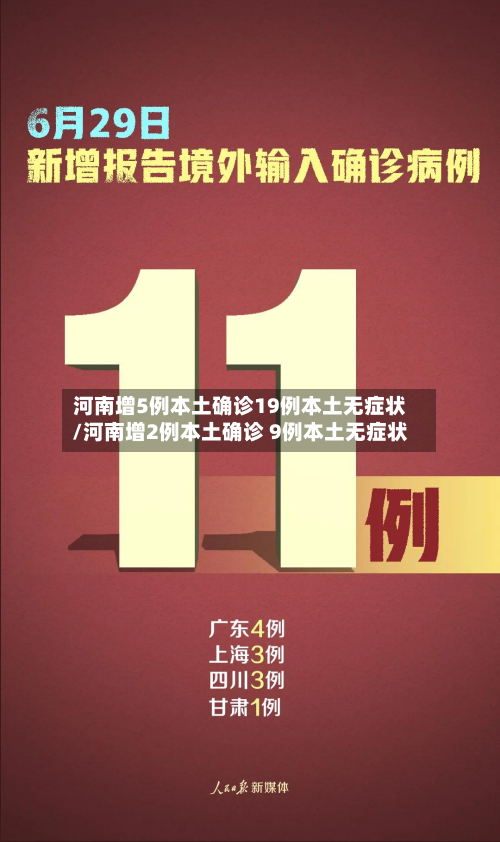 河南增5例本土确诊19例本土无症状/河南增2例本土确诊 9例本土无症状-第2张图片