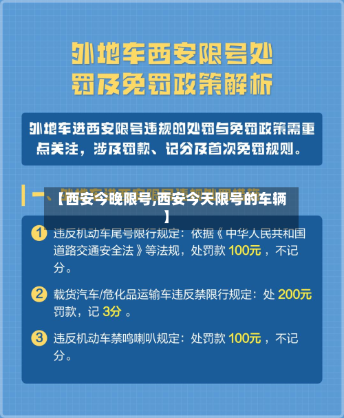 【西安今晚限号,西安今天限号的车辆】
