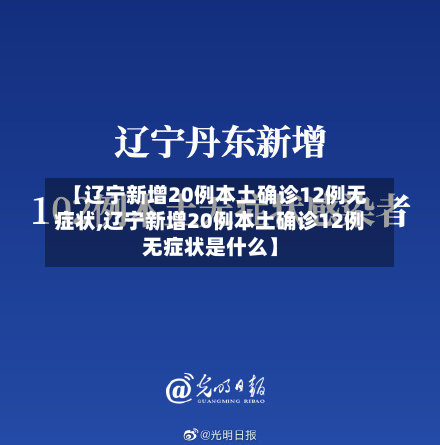 【辽宁新增20例本土确诊12例无症状,辽宁新增20例本土确诊12例无症状是什么】-第2张图片