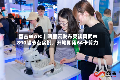 直击WAIC丨阿里云发布灵骏真武M890超节点实例，开箱即用64卡算力-第2张图片
