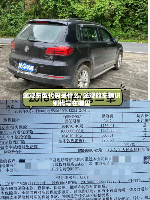 途观车型代码是什么/途观的车辆识别代号在哪里