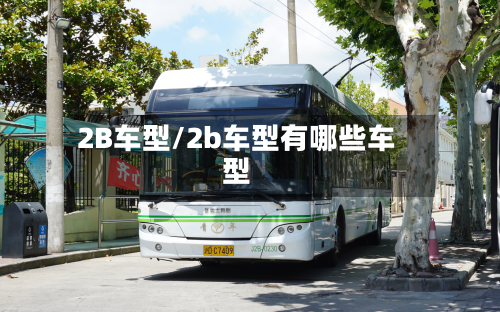 2B车型/2b车型有哪些车型-第3张图片