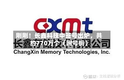 刚刚！长鑫科技中签号出炉，共约770万个（附号码）