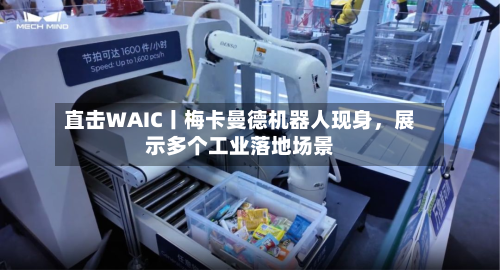 直击WAIC丨梅卡曼德机器人现身，展示多个工业落地场景-第3张图片