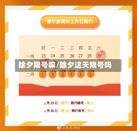 除夕限号嘛/除夕这天限号吗-第2张图片