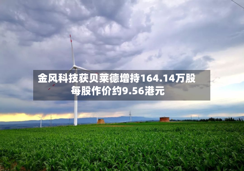 金风科技获贝莱德增持164.14万股 每股作价约9.56港元-第2张图片