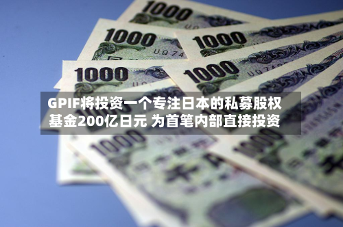 GPIF将投资一个专注日本的私募股权基金200亿日元 为首笔内部直接投资-第2张图片