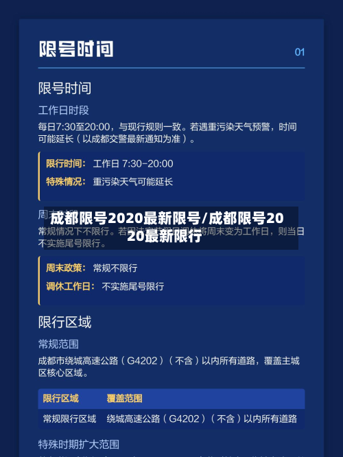 成都限号2020最新限号/成都限号2020最新限行