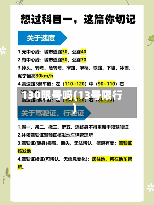 130限号吗(13号限行)-第3张图片