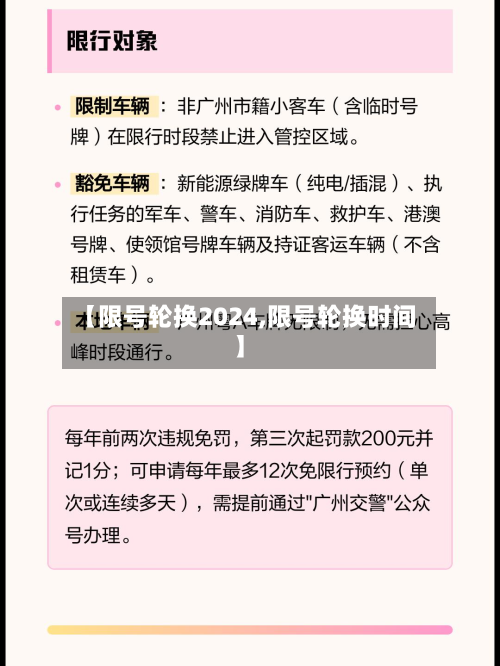 【限号轮换2024,限号轮换时间】-第2张图片