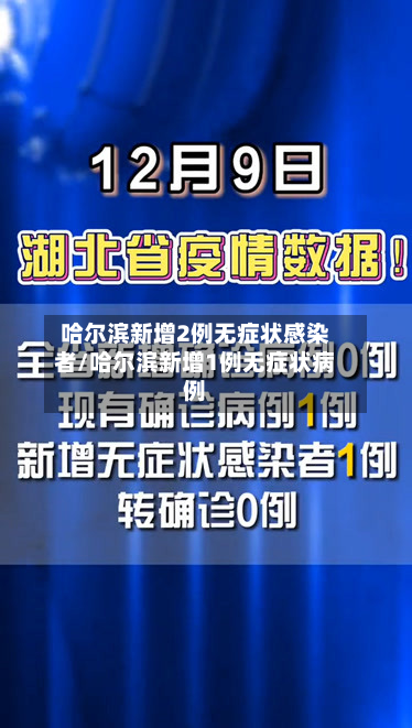 哈尔滨新增2例无症状感染者/哈尔滨新增1例无症状病例