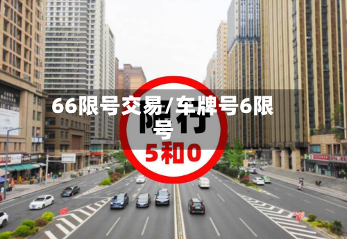 66限号交易/车牌号6限号