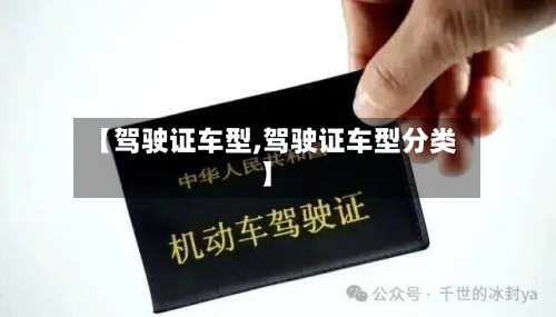 【驾驶证车型,驾驶证车型分类】-第2张图片