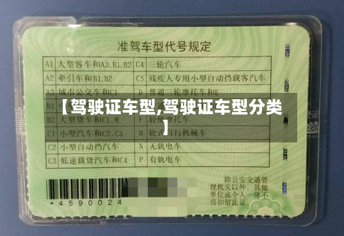 【驾驶证车型,驾驶证车型分类】
