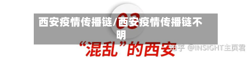 西安疫情传播链/西安疫情传播链不明