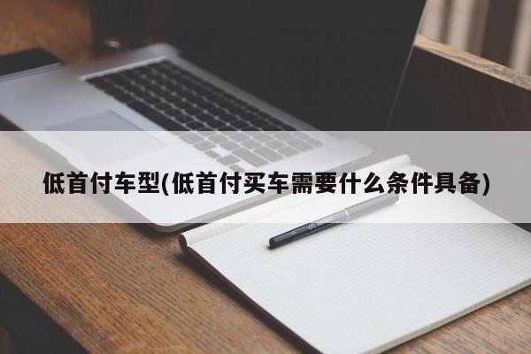 低首付车型(低首付买车需要什么条件具备)